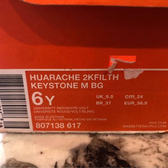 COPY - Nike Huarache Keystone Baseball Cleats, Size 6Y - Picture 5 of 6